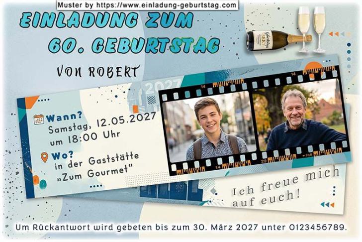 Die Einladung zum Geburtstag mit Ihrem Foto. Der besondere Würfel: auf einer Seite befindet sich Ihr Foto, auf einer anderen Seite Ihr Alter.