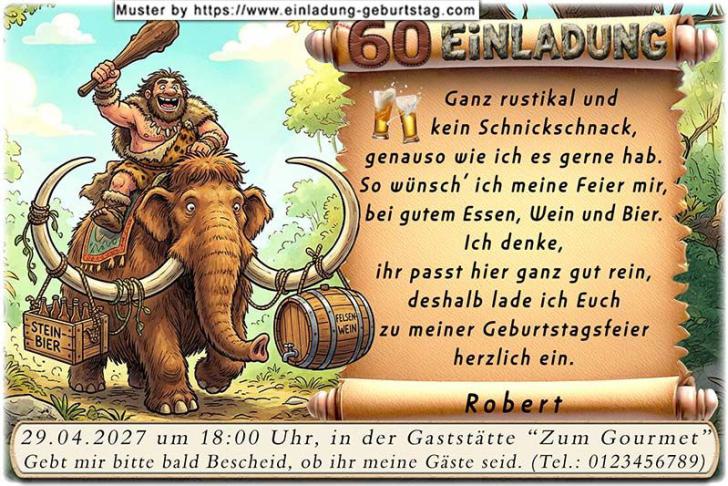 Die lustige Einladungskarte zum Geburtstag als amtliche Vorladung von Richter Gnadenlos für Ihre Gäste zu Ihrer Geburtstagsfeier. Erscheinen ist Pflicht.