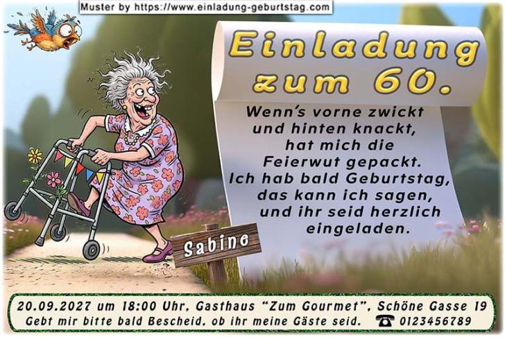 Die lustige Einladung zum Geburtstag - das Spezialgericht für Geburtstagsangelegenheiten unter dem Vorsitz von Richter Gnadenlos hat sein Urteil gesprochen.