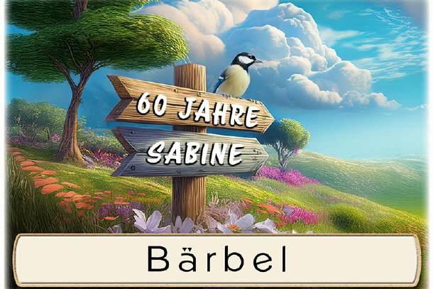 Tischkarte Geburtstag - Ihr Alter und Name